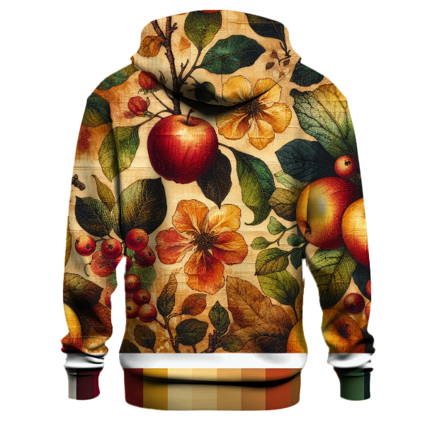 Rustic Orchard Tie-dye Design Hoodie