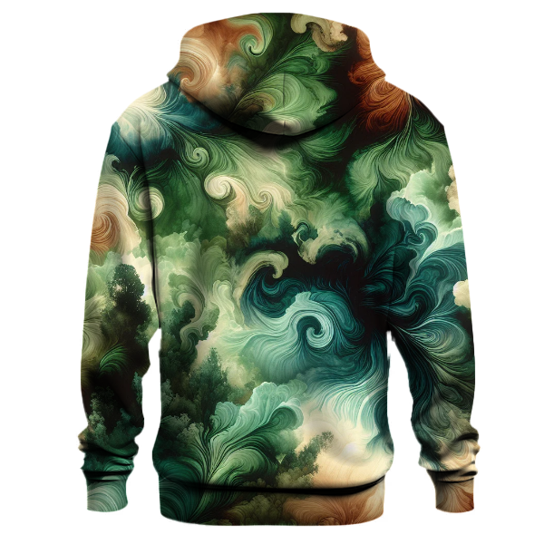 Emerald Forest Swirl Hoodie