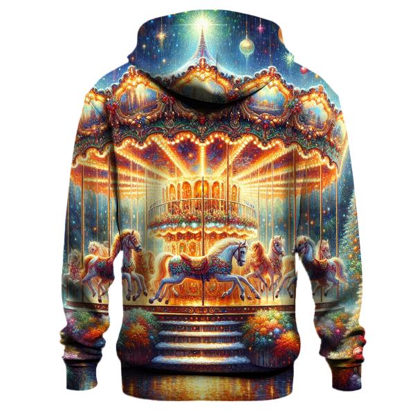 Christmas Carousel Delight Hoodie