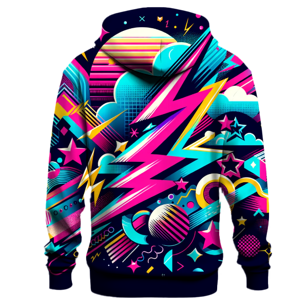 Retro 80s Pop Art Hoodie