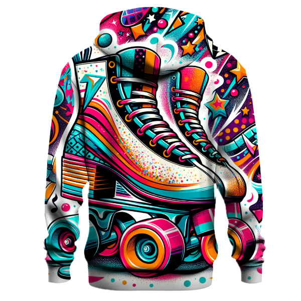 Vibrant Roller Skating Hoodie