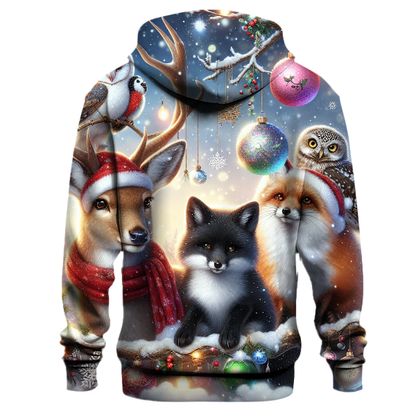 Festive Forest Friends Hoodie