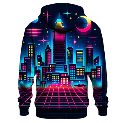 Classic Neon Skyline Hoodie