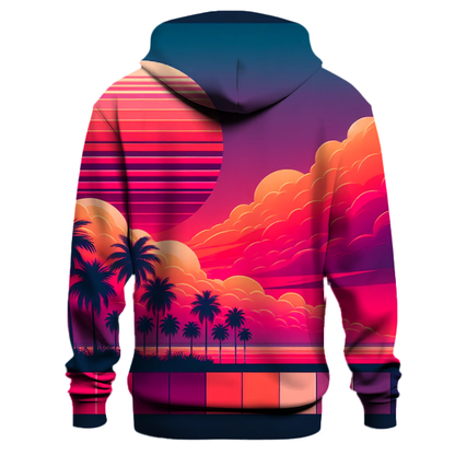 Neon Sunset Vibes Hoodie