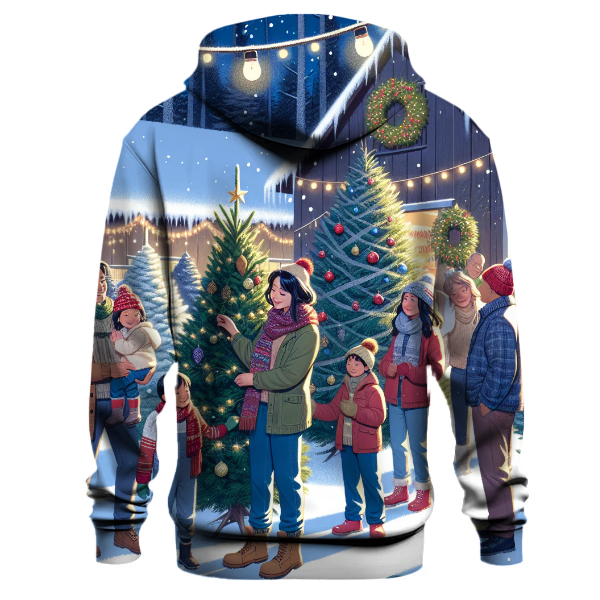 Festive Christmas Tree Hunt Hoodie