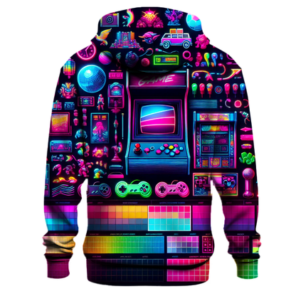 Arcade Neon Nights Hoodie