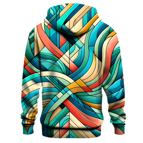 Geometric Tropical Fusion Hoodie