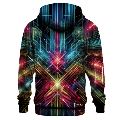 Electric Laser Grid Hoodie