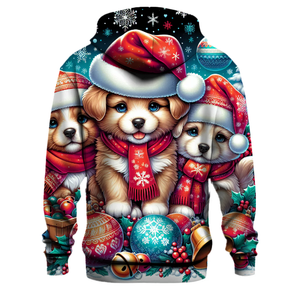 Jingle All the Way with Pups Hoodie