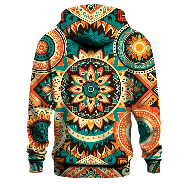 Bold Boho Patterns Hoodie