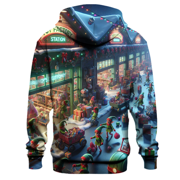 Elves Toy Factory Frenzy Hoodie