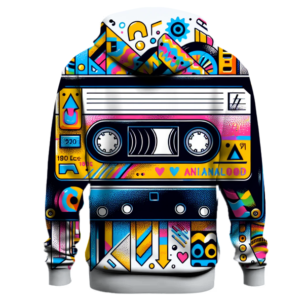 Funky 80s Mix Tape Hoodie