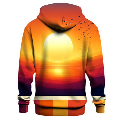 Sunrise Silhouette Hoodie Hoodie Trends