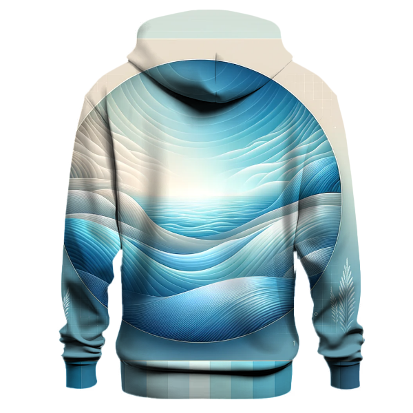 Serenity Blue Gradient Hoodie