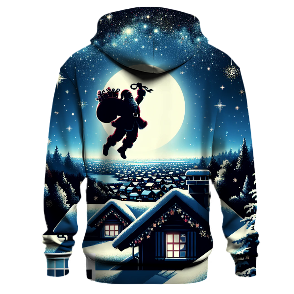 Rooftop Santa's Arrival Hoodie