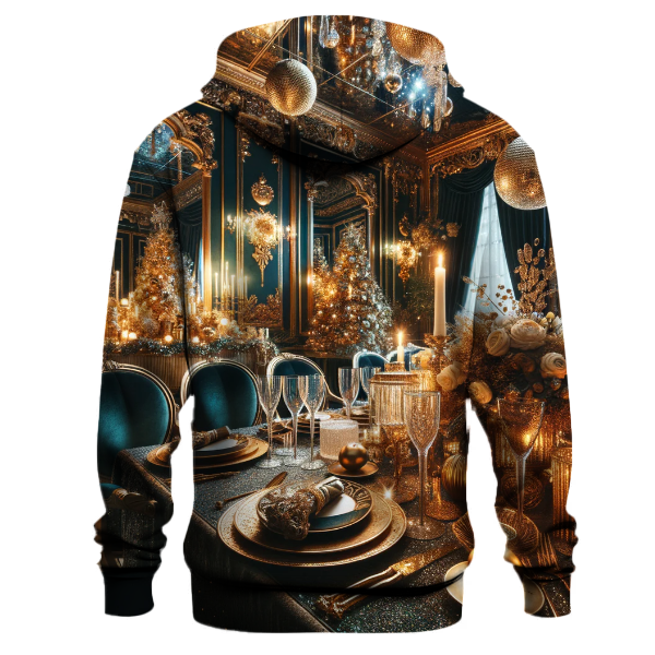 Glamorous Gold Christmas Hoodie