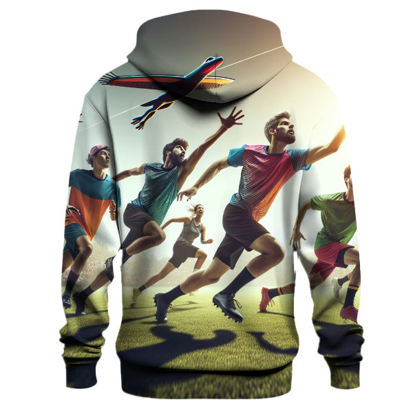 Ultimate Frisbee Freedom Hoodie Zip-up Hoodies