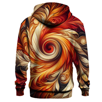 Autumn Leaf Whirl Hoodie