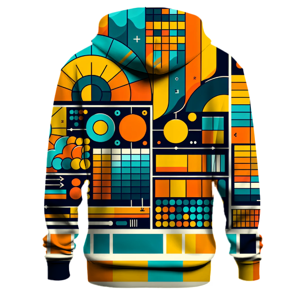 Retro Color Block Delight Hoodie