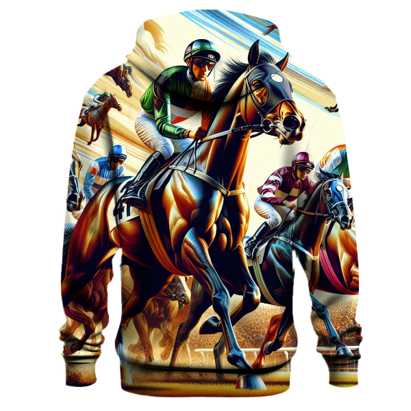 Horse Racing - Gallop Grandeur Hoodie Custom Hoodies