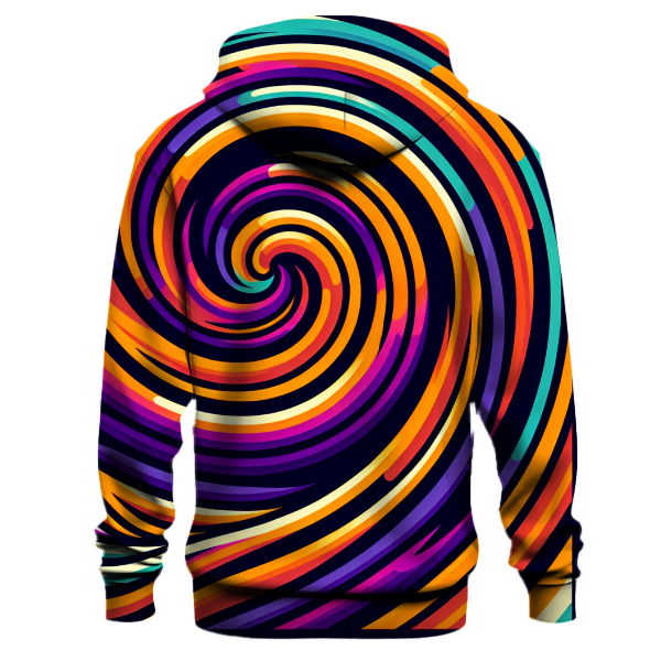 Funky Retro Spiral Hoodie