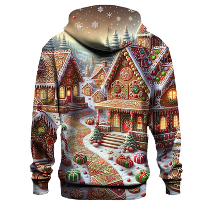 Jolly Gingerbread Village Hoodie