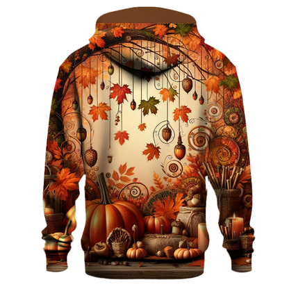 Charming Autumn Whirl Hoodie