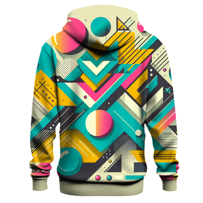 Futuristic Retro Geometric Hoodie