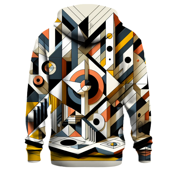 Modern Geometric Style Hoodie