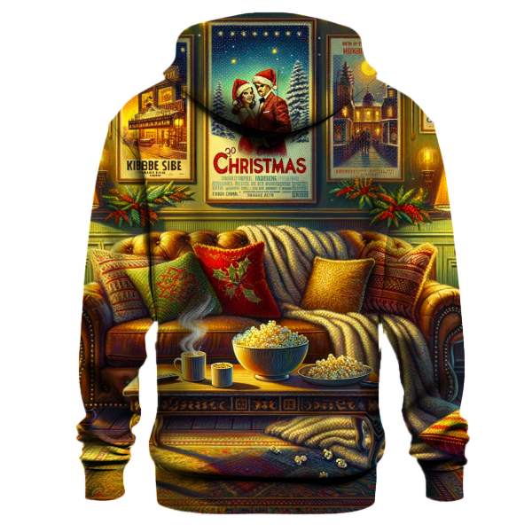 Retro Christmas Movie Marathon Hoodie