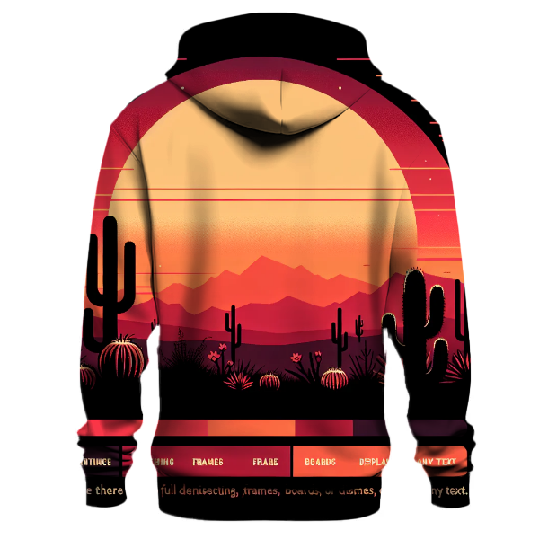 Bohemian Desert Sunset Hoodie