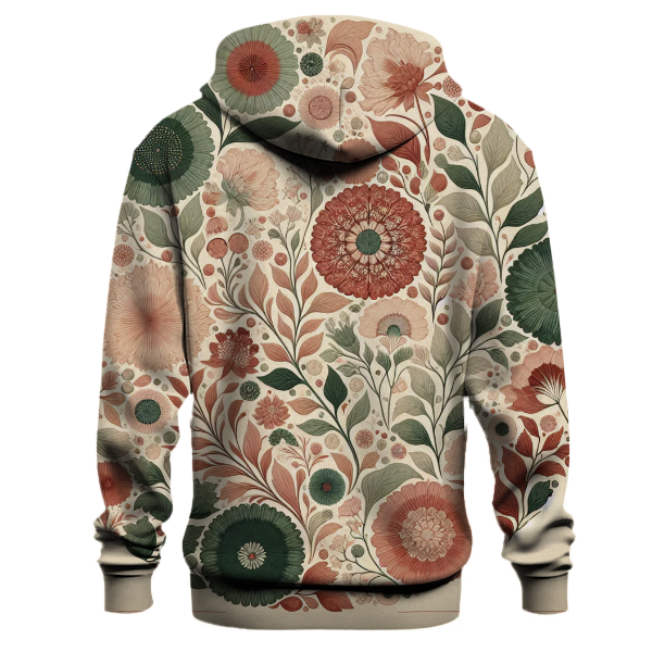 Earthy Terra Bloom Hoodie