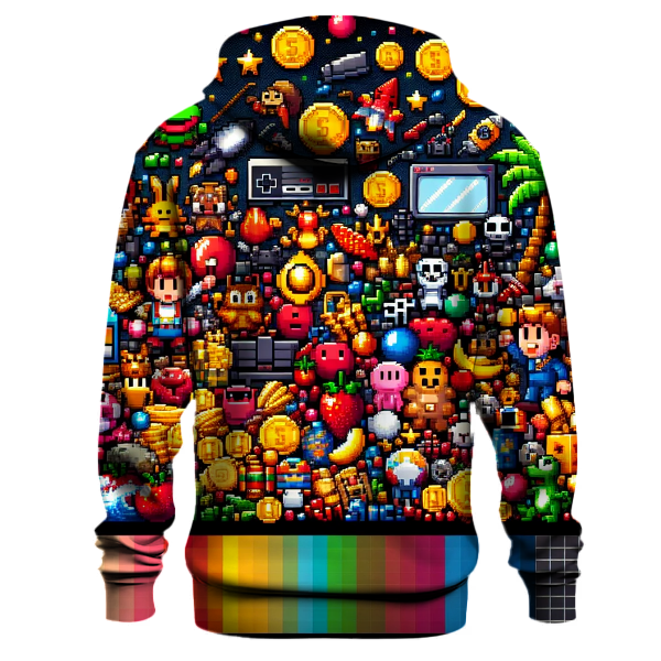 Retro Video Game World Hoodie