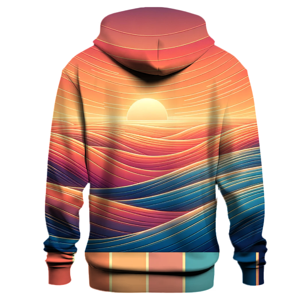 Sunset Waves Gradient Hoodie