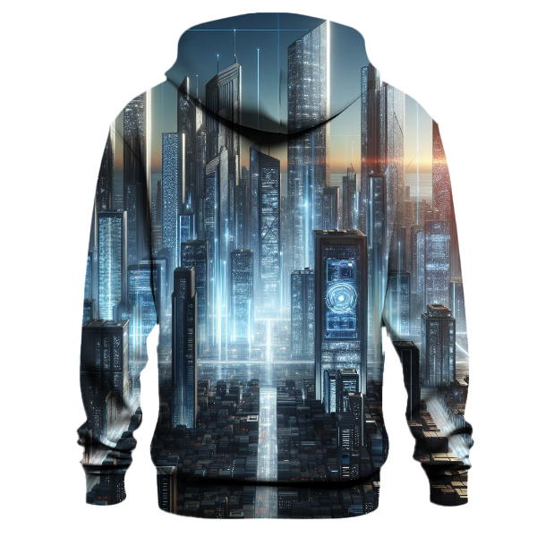 Futuristic Metropolis Marvel Hoodie