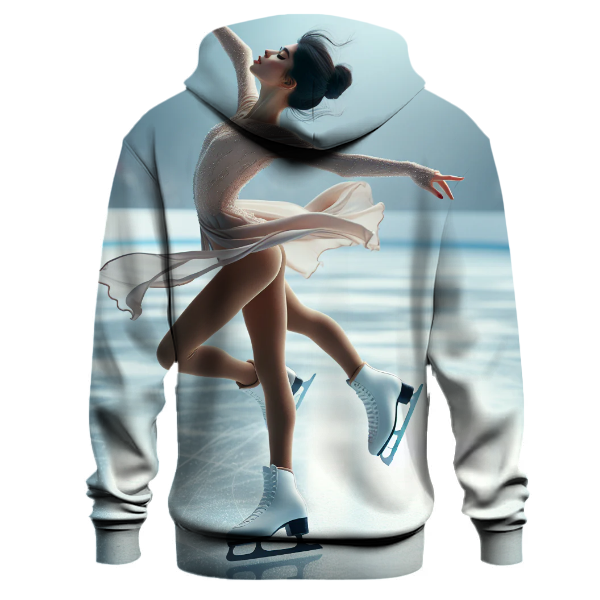 Ice Skating - Frosted Grace Hoodie Custom Hoodies