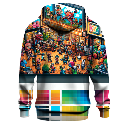 Classic Video Game Characters Hoodie