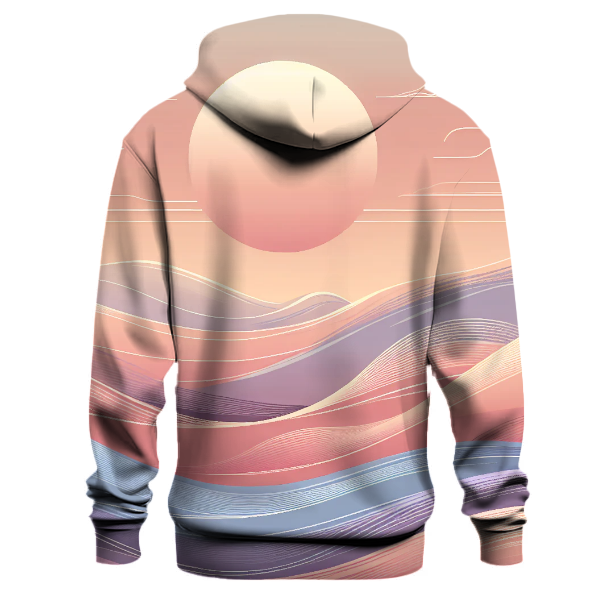 Peachy Horizon Drift Hoodie