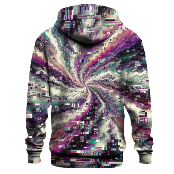 VHS Glitch Art Hoodie