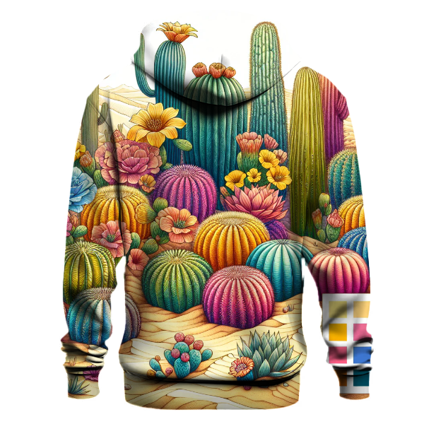 Colorful Cacti Hoodie