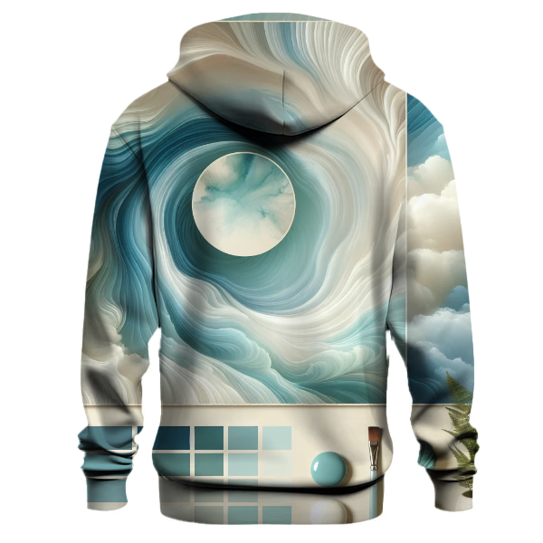 Tranquil Waters Tie-dye Design Hoodie