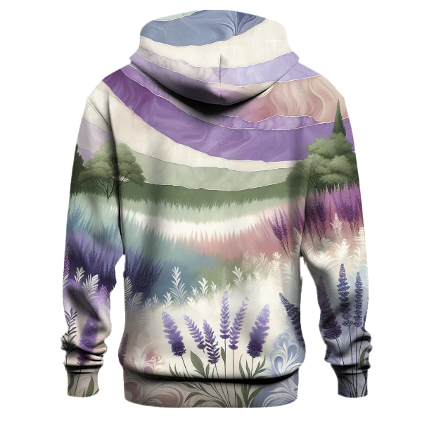 Serene Lavender Fields Hoodie