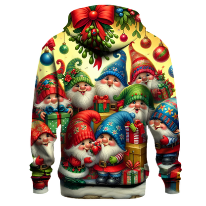 Gnome Gathering Under the Mistletoe Hoodie