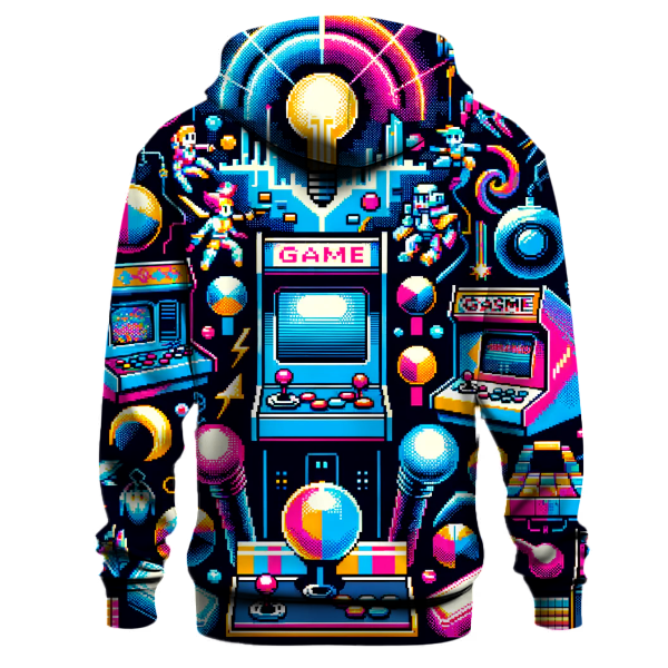 Retro Arcade Madness Hoodie