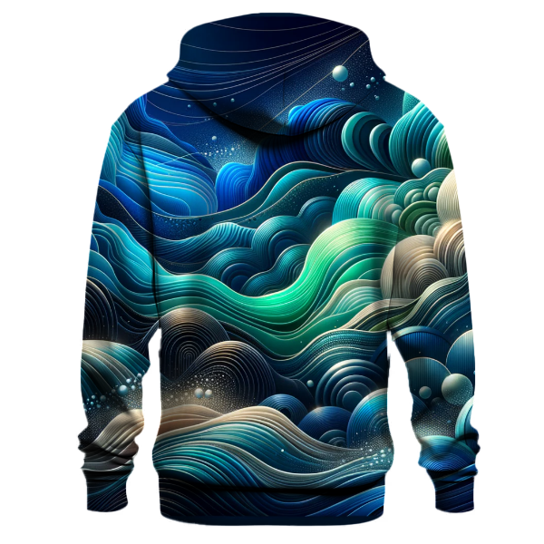 Mystical Ocean Depths Gradient Hoodie