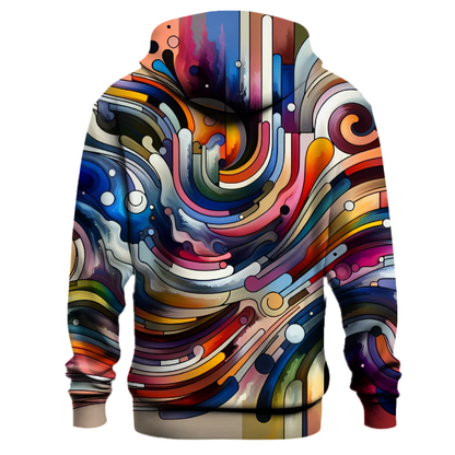 Abstract Expressionism Fusion Hoodie