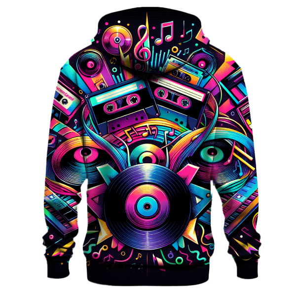 Retro Music Explosion Hoodie