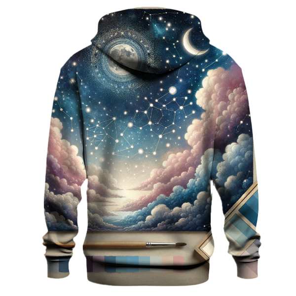 Dreamy Celestial Patterns Hoodie