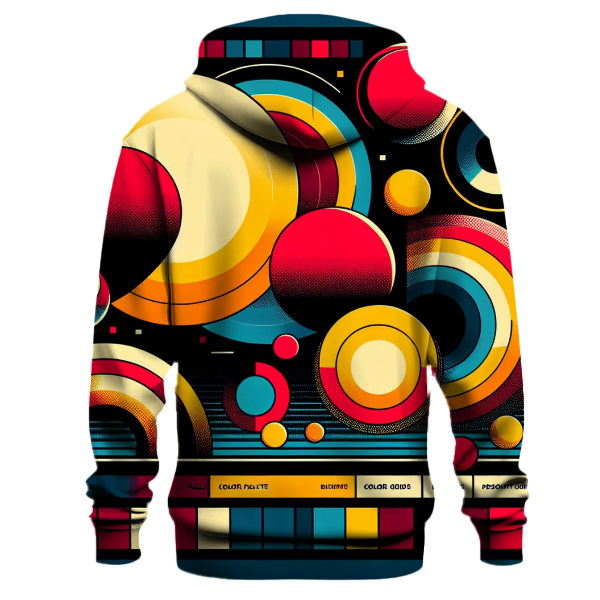 Bold Retro Circles Hoodie