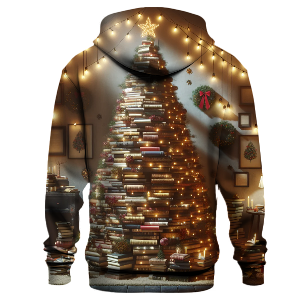 Christmas Bookworm Haven Hoodie